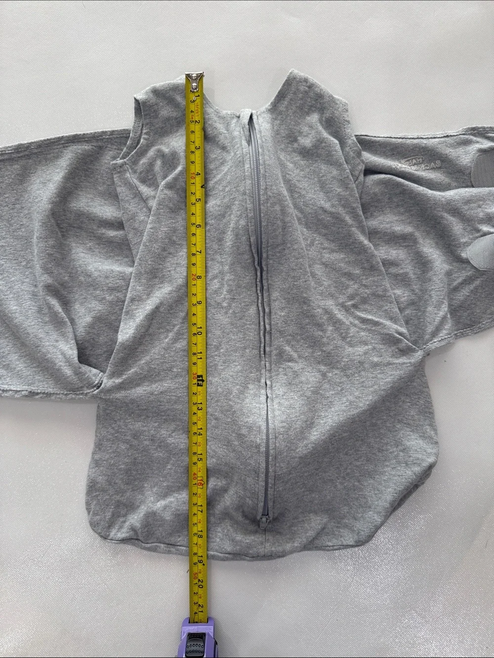 Halo SleepSack Swaddle Gray Heather Adjustable Infant Sleep Sack NB 0-3